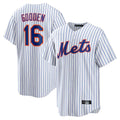 Kooe NY.Mets #16 Dwight Gooden Player White Home Replica Stitched Jerseys