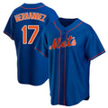 Kooe NY.Mets #17 Keith Hernandez Player Royal Home Game Stitched Jerseys