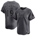 Kooe NY.Mets #19 Bo Bichette Player Gray City Connect Limited Stitched Jerseys