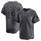 Kooe NY.Mets #19 Bo Bichette Player Gray City Connect Limited Stitched Jerseys