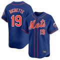 Kooe NY.Mets #19 Bo Bichette Player Royal Home Limited Stitched Jerseys
