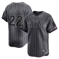 Kooe NY.Mets #22 Juan Soto Player Gray City Connect Limited Stitched Jerseys