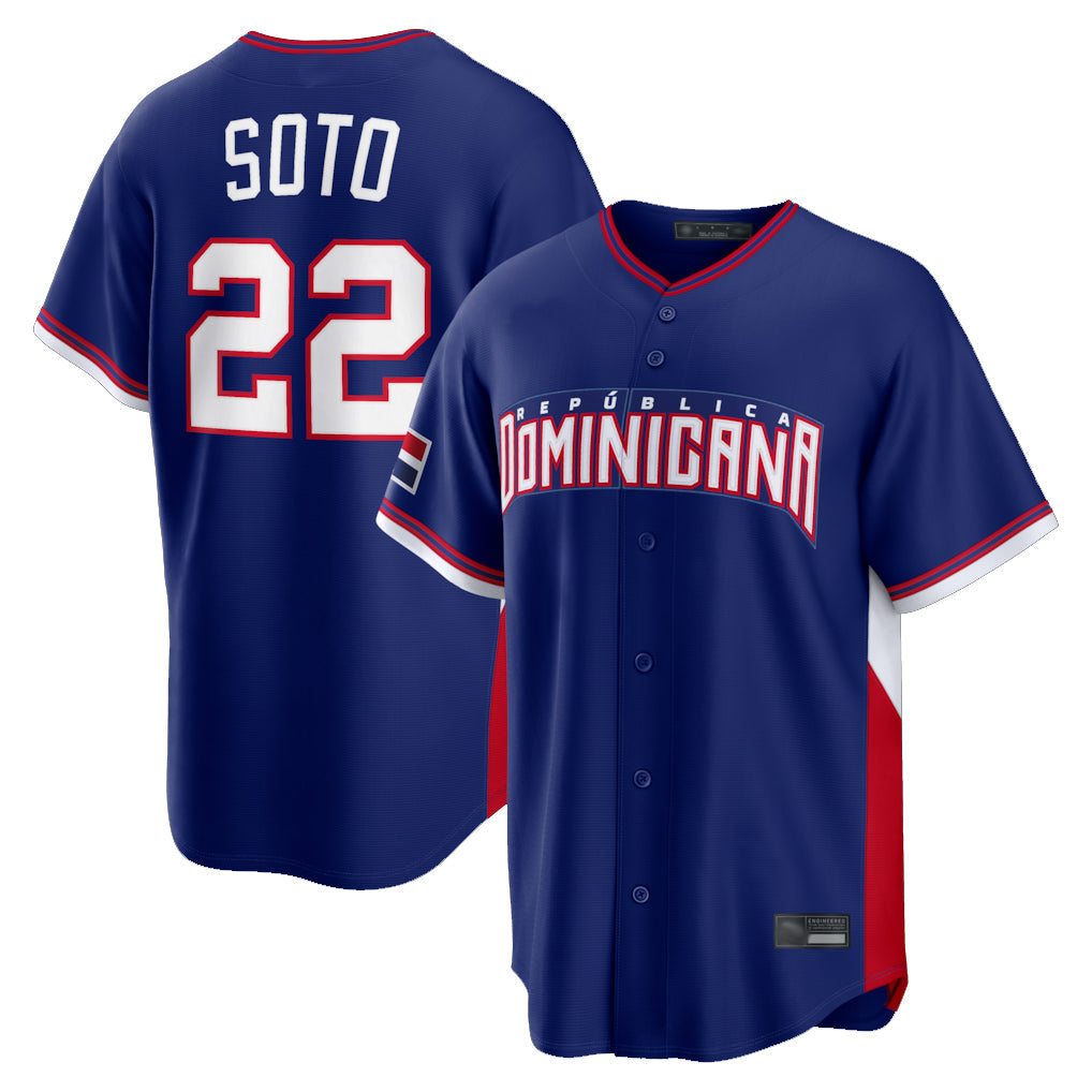 Kooe NY.Mets #22 Juan Soto Player Royal 2026 World Classic Home Limited Stitched Jerseys