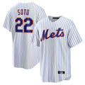 Kooe NY.Mets #22 Juan Soto Player White Home Game Stitched Jerseys