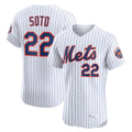 Kooe NY.Mets #22 Juan Soto Player White Home Limited Elite Stitched Jerseys
