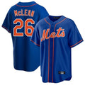 Kooe NY.Mets #26 Nolan McLean Player Royal Home Game Stitched Jerseys