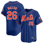 Kooe NY.Mets #26 Nolan McLean Player Royal Home Limited Stitched Jerseys