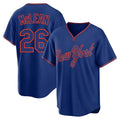Kooe NY.Mets #26 Nolan McLean Player Royal T-shirt Home Game Stitched Jerseys