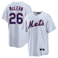 Kooe NY.Mets #26 Nolan McLean Player White Home Game Stitched Jerseys