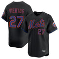 Kooe NY.Mets #27 Mark Vientos Player Black Alternate Home Limited Stitched Jerseys