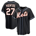 Kooe NY.Mets #27 Mark Vientos Player Black Fashion Out Game Stitched Jerseys