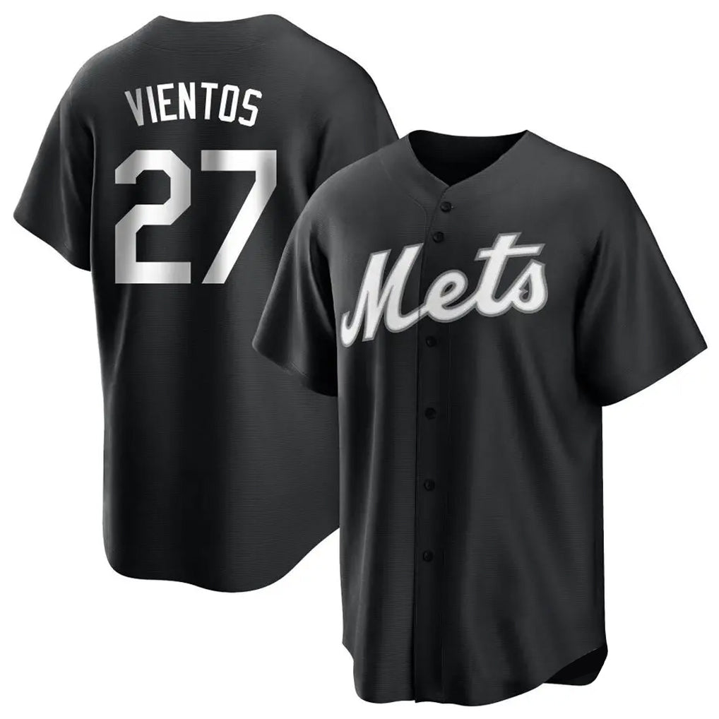 Kooe NY.Mets #27 Mark Vientos Player Black Home Game Stitched Jerseys