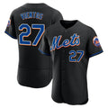 Kooe NY.Mets #27 Mark Vientos Player Black Replica Home Limited Elite Stitched Jerseys