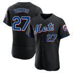 Kooe NY.Mets #27 Mark Vientos Player Black Replica Home Limited Elite Stitched Jerseys