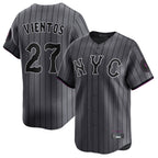 Kooe NY.Mets #27 Mark Vientos Player Gray City Connect Limited Stitched Jerseys