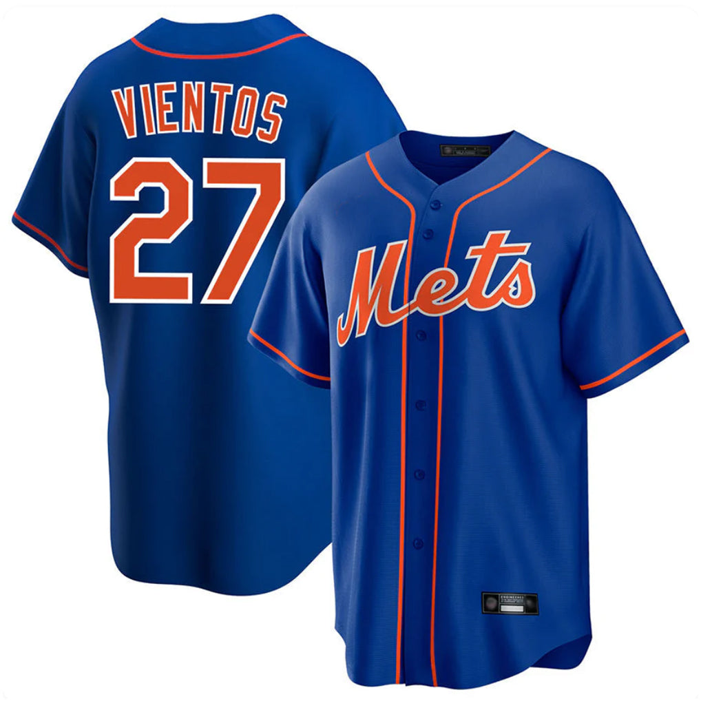 Kooe NY.Mets #27 Mark Vientos Player Royal Home Game Stitched Jerseys