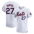 Kooe NY.Mets #27 Mark Vientos Player White Home Limited Elite Stitched Jerseys