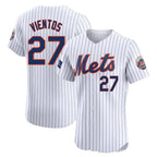 Kooe NY.Mets #27 Mark Vientos Player White Home Limited Elite Stitched Jerseys