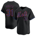 Kooe NY.Mets #31 Mike Piazza Player Black Alternate Home Limited Stitched Jerseys