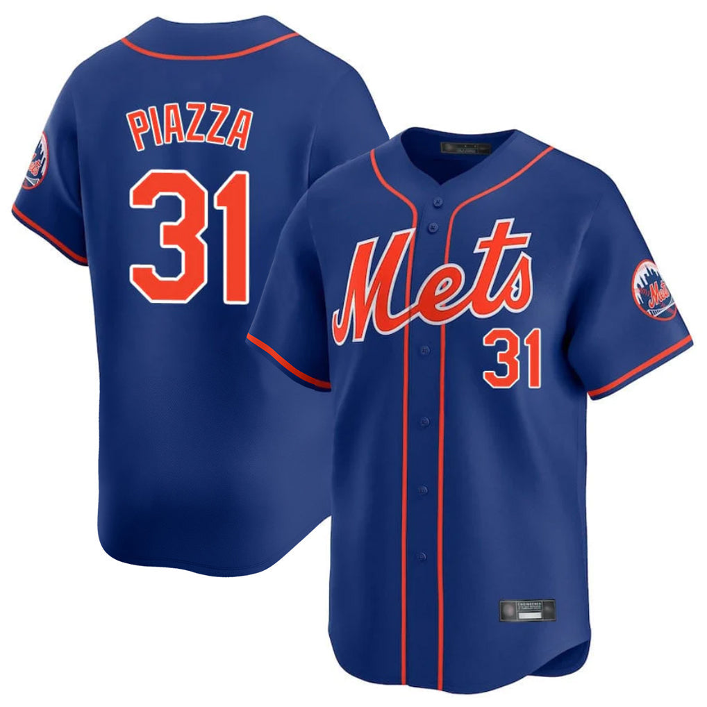Kooe NY.Mets #31 Mike Piazza Player Royal Home Limited Stitched Jerseys