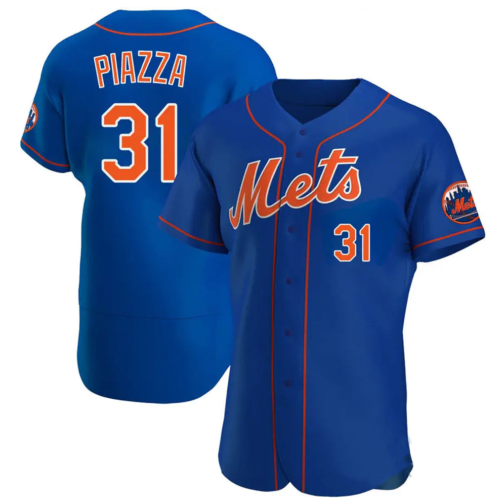 Kooe NY.Mets #31 Mike Piazza Player Royal Limited Elite Home Stitched Jerseys