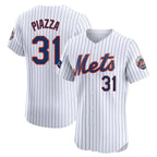 Kooe NY.Mets #31 Mike Piazza Player White Home Limited Elite Stitched Jerseys