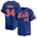 Kooe NY.Mets #34 Kodai Senga Player Royal Home Limited Stitched Jerseys
