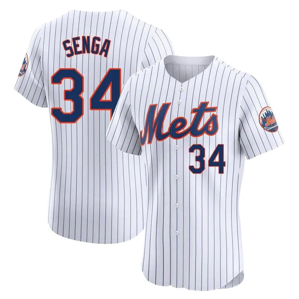 Kooe NY.Mets #34 Kodai Senga Player White Home Limited Elite Stitched Jerseys
