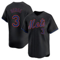 Kooe NY.Mets #3 Carson Benge Player Black Alternate Home Limited Stitched Jerseys