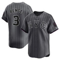 Kooe NY.Mets #3 Carson Benge Player Gray City Connect Limited Stitched Jerseys