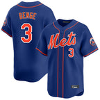 Kooe NY.Mets #3 Carson Benge Player Royal Home Limited Stitched Jerseys