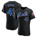 Kooe NY.Mets #41 Tom Seaver Player Black Replica Home Limited Elite Stitched Jerseys