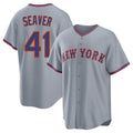 Kooe NY.Mets #41 Tom Seaver Player Gray Road Home Game Stitched Jerseys