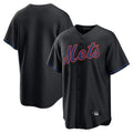 Kooe NY.Mets Blank Player Black Alternate Home Game Stitched Jerseys