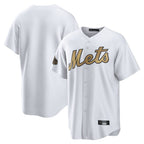 Kooe NY.Mets Blank Player Gold Road Home Game Stitched Jerseys