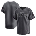 Kooe NY.Mets Blank Player Gray City Connect Limited Stitched Jerseys