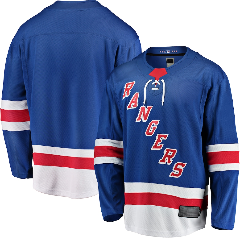 Kooe NY.Rangers Blue Breakaway Home Jerseys