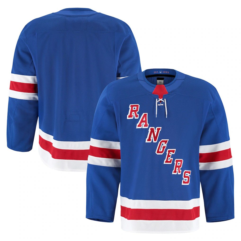 Kooe NY.Rangers Royal Home Authentic Pro Jerseys