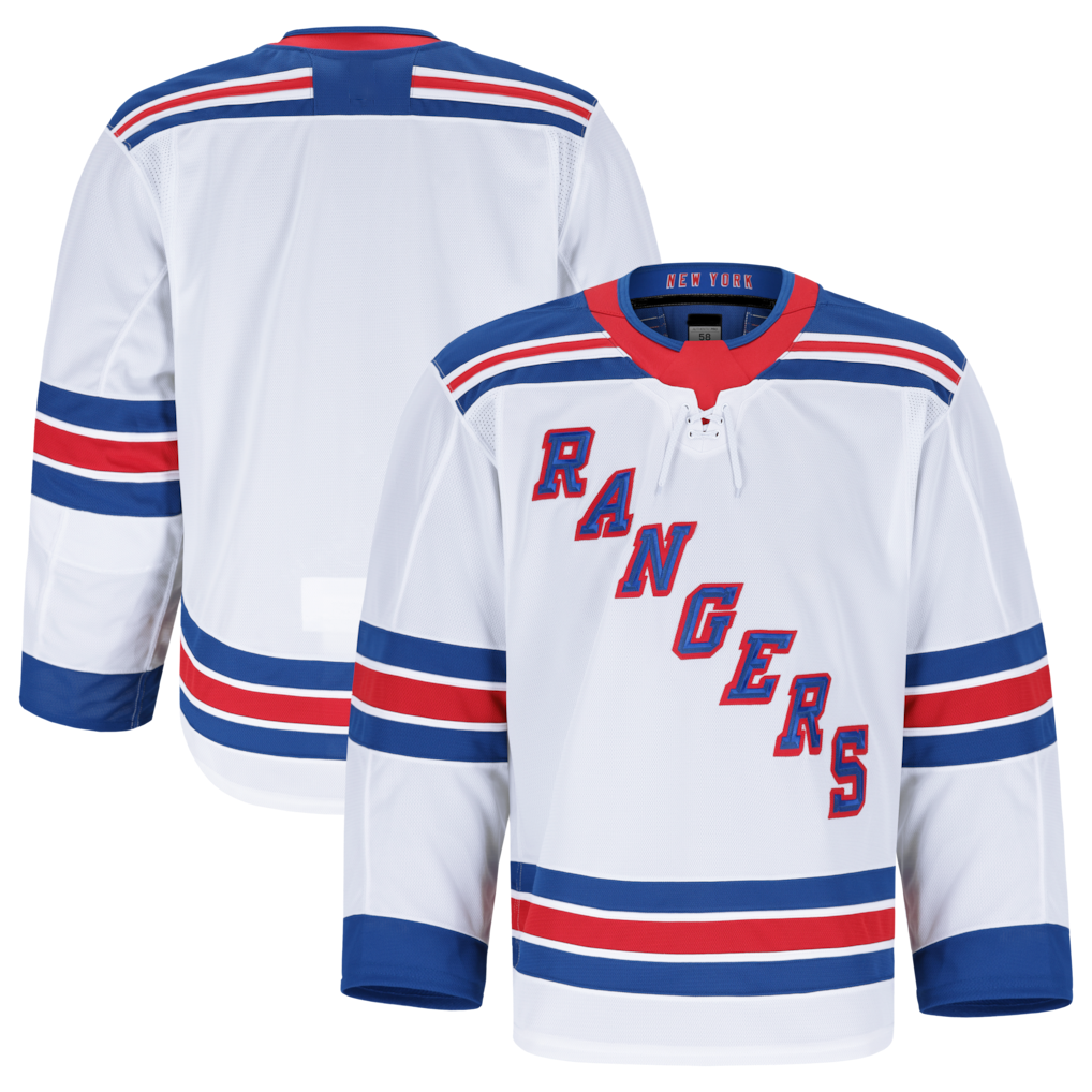 Kooe NY.Rangers White Away Authentic Pro Jerseys