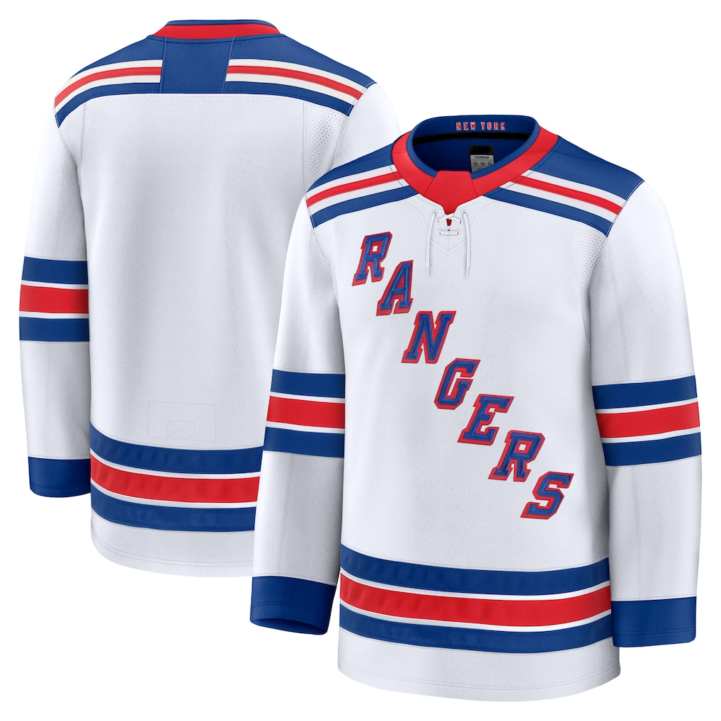 Kooe NY.Rangers White Away Premium Jerseys