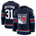 Kooe NY.Rangers #31 Igor Shesterkin Navy Alternate Premier Player Jerseys