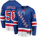 Kooe NY.Rangers #50 Will Cuylle Blue Home Premier Breakaway Player Jerseys