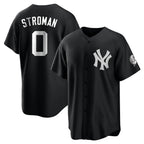 Kooe NY.Yankees #0 Marcus Stroman Player Black Game Stitched Jerseys
