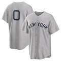 Kooe NY.Yankees #0 Marcus Stroman Player Gray Field of Dreams Game Stitched Jerseys
