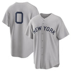 Kooe NY.Yankees #0 Marcus Stroman Player Gray Field of Dreams Game Stitched Jerseys
