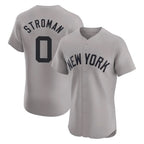 Kooe NY.Yankees #0 Marcus Stroman Player Gray Limited Elite Home Stitched Jerseys