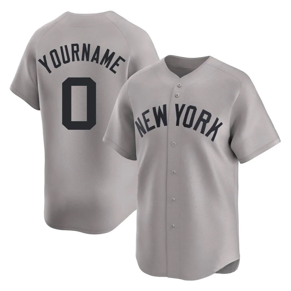 Kooe NY.Yankees #0 Marcus Stroman Player Gray Limited Home Stitched Jerseys