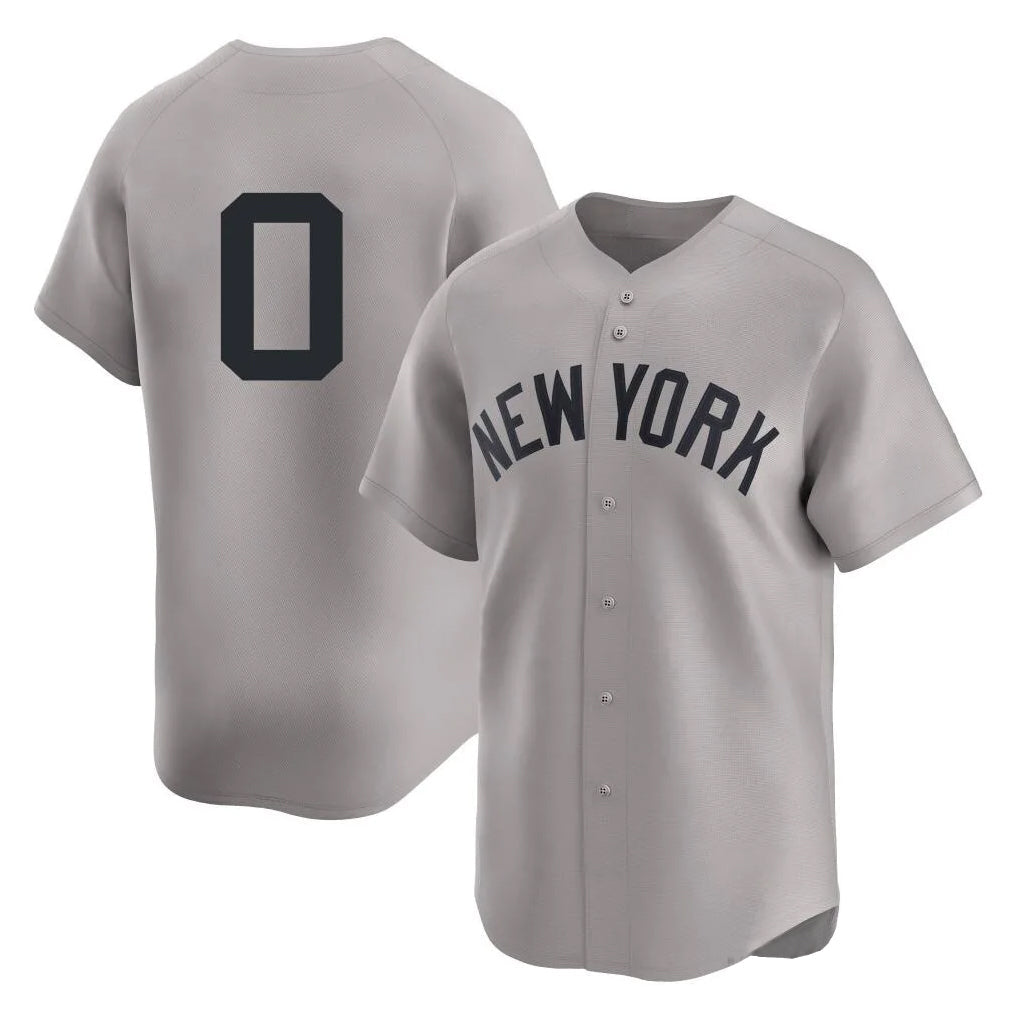 Kooe NY.Yankees #0 Marcus Stroman Player Gray Limited Stitched Jerseys