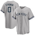 Kooe NY.Yankees #0 Marcus Stroman Player Gray Road Game Stitched Jerseys