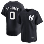 Kooe NY.Yankees #0 Marcus Stroman Player Navy Alternate Limited Home Stitched Jerseys